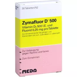 ZYMAFLUOR D 500 tabletes, 30 kapsulas