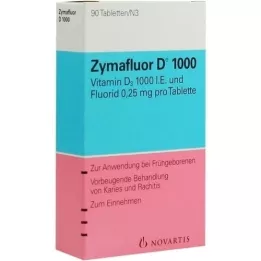 ZYMAFLUOR D 1 000 tablešu, 90 kapsulas