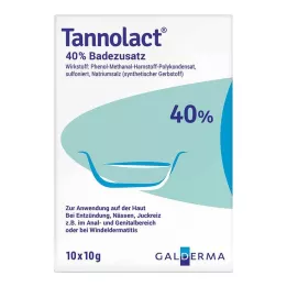 TANNOLACT Vannas piedeva, 10X10 g