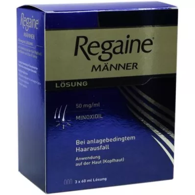 REGAINE Šķīdums vīriešiem, 3X60 ml