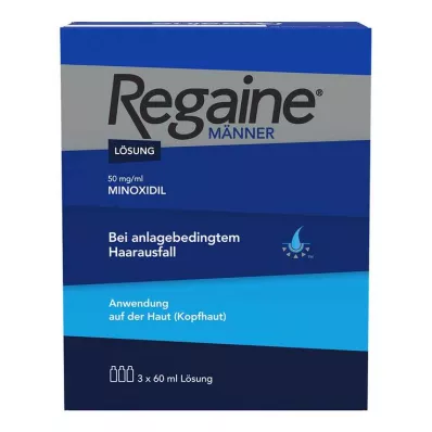 REGAINE Šķīdums vīriešiem, 3X60 ml