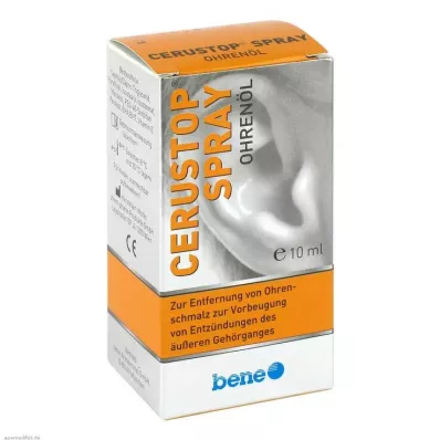 CERUSTOP Ausu eļļas aerosols, 10 ml CERUSTOP Ausu eļļas aerosols, 10 ml