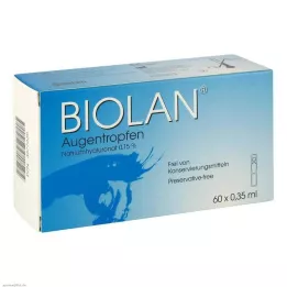 BIOLAN Acu pilieni, vienas devas pipetes, 60X0,35 ml