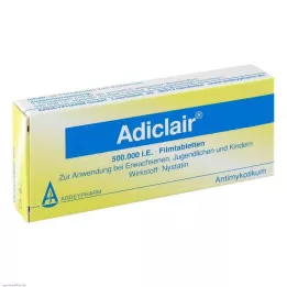 ADICLAIR Filmē apvalkotās tabletes, 20 gab