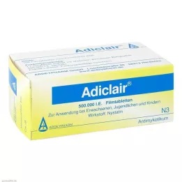 ADICLAIR Plēves apvalkotās tabletes, 100 gab
