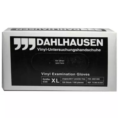 VINYL Cimdi nepūderēti, XL izmērs, 100 gab VINYL Cimdi nepūderēti, XL izmērs, 100 gab