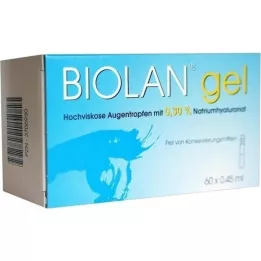 BIOLAN Gēla acu pilieni, 60X0,45 ml