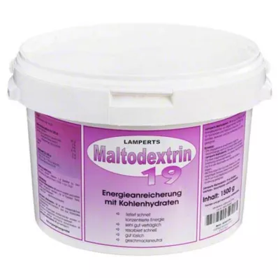 MALTODEXTRIN 19 Lamperts pulveris, 1500 g MALTODEXTRIN 19 Lamperts pulveris, 1500 g