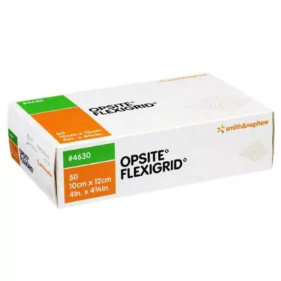 OPSITE Flexigrid caurspīdīgs brūču pārsējs 10x12 cm sterils, 50 gab
