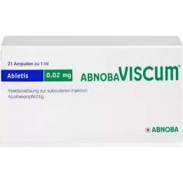 ABNOBAVISCUM Abietis 0,02 mg ampulas, 21 gab