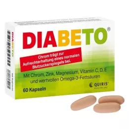 DIABETO Kapsulas, 60 gab