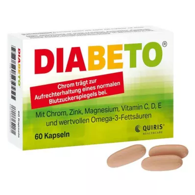 DIABETO Kapsulas, 60 gab DIABETO Kapsulas, 60 gab
