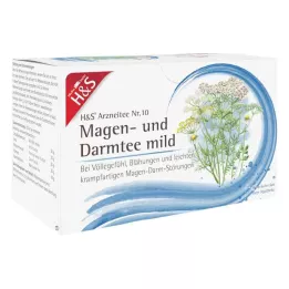 H&amp;S Kuņģa un zarnu tēja maigs filtrēšanas maisiņš, 20X2,0 g