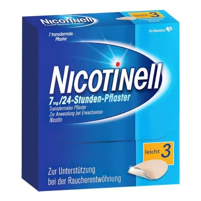 NICOTINELL 7 mg/24 stundu plāksteris 17,5 mg, 7 gab NICOTINELL 7 mg/24 stundu plāksteris 17,5 mg, 7 gab