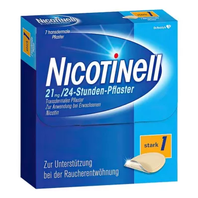 NICOTINELL 21 mg/24 stundu plāksteris 52,5 mg, 7 gab NICOTINELL 21 mg/24 stundu plāksteris 52,5 mg, 7 gab