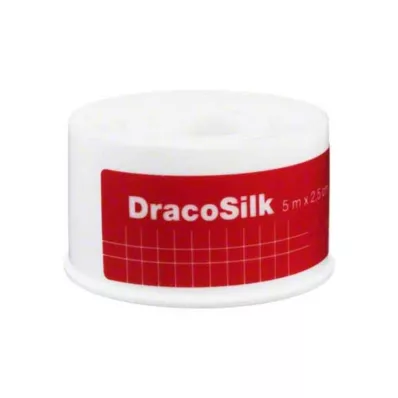 DRACOSILK Ģipša rullis 2,5 cmx5 m, 1 gab DRACOSILK Ģipša rullis 2,5 cmx5 m, 1 gab