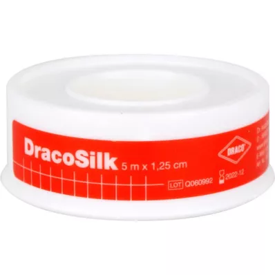 DRACOSILK Ģipša rullis 1,25 cmx5 m, 1 gab