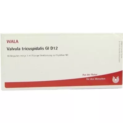 VALVULA tricuspidalis GL D 12 ampulas, 10X1 ml