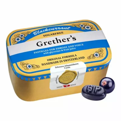 GRETHERS Melno jāņogu sudraba past.skārda, 440 g GRETHERS Melno jāņogu sudraba past.skārda, 440 g