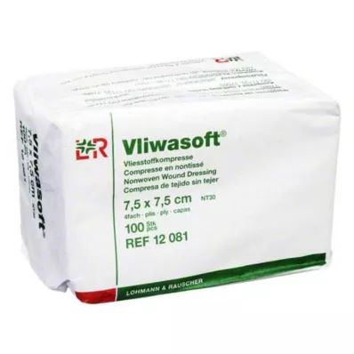 VLIWASOFT Neaustie kompresi 7,5x7,5 cm nesterili 4l, 100 gab VLIWASOFT Neaustie kompresi 7,5x7,5 cm nesterili 4l, 100 gab