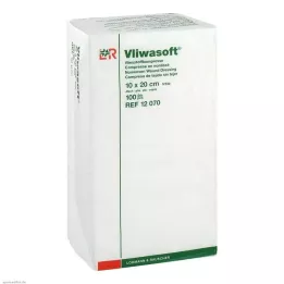 VLIWASOFT Neaustas kompreses 10x20 cm nesterilas 4l, 100 gab