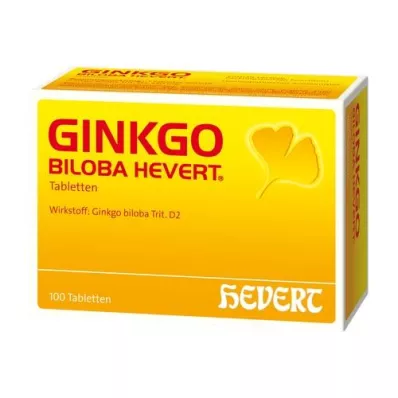 GINKGO BILOBA HEVERT Tabletes, 100 gab