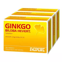 GINKGO BILOBA HEVERT Tabletes, 300 gab