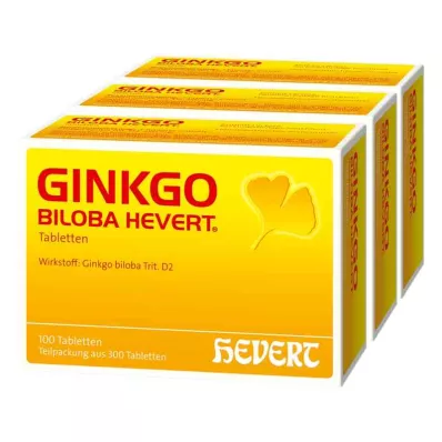 GINKGO BILOBA HEVERT Tabletes, 300 gab
