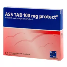 ASS TAD 100 mg aizsargā zarnās apvalkotās tabletes, 50 gab