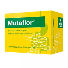 MUTAFLOR Gastroizturīgas cietās kapsulas, 50 gab