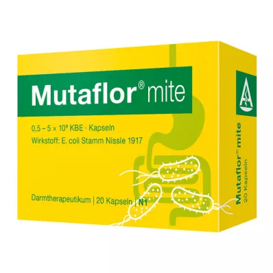 MUTAFLOR ērču gastrorezistentas cietās kapsulas, 20 gab MUTAFLOR ērču gastrorezistentas cietās kapsulas, 20 gab