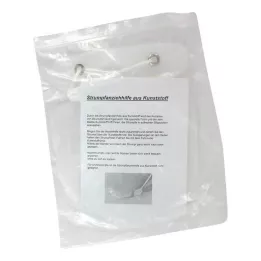 STRUMPFANZIEHHILFE Plastmasas ar siksnu, 1 gab