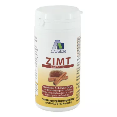 ZIMT KAPSELN 500 mg + C+E vitamīns, 60 gab