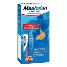 MAALOXAN 25 mVal Šķidrums, 10X10 ml