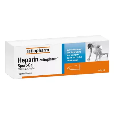 HEPARIN-RATIOPHARM Sporta želeja, 100 g