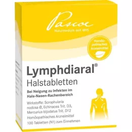 LYMPHDIARAL HALSTABLETTEN, 100 gab