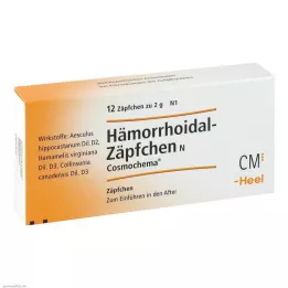 HÄMORRHOIDAL Supozitorijs N Cosmochema, 12 gab