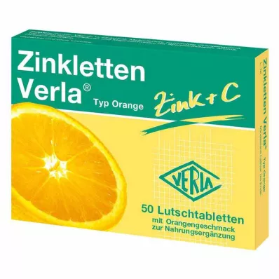 ZINKLETTEN Verla apelsīnu pastilas, 50 kapsulas