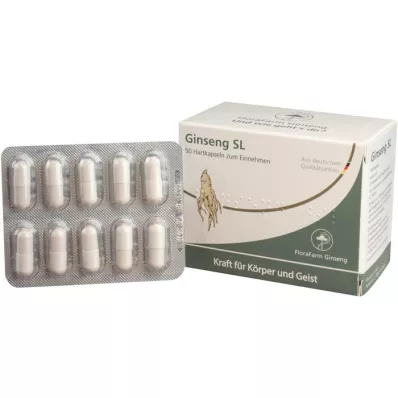 GINSENG SL Cietās kapsulas, 50 gab