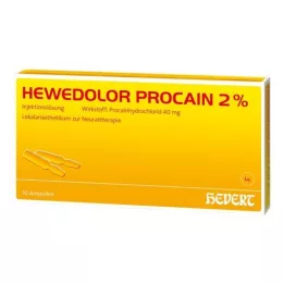HEWEDOLOR Prokaīna 2% ampulas, 10 gab