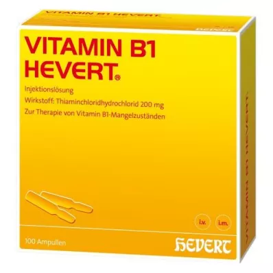 VITAMIN B1 HEVERT Ampulas, 100 gab