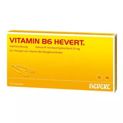 VITAMIN B6 HEVERT Ampulas, 10X2 ml