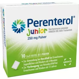PERENTEROL Junior 250 mg pulvera maisiņš, 10 gab