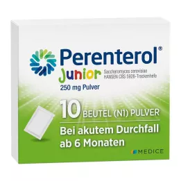 PERENTEROL Junior 250 mg pulvera maisiņš, 10 gab