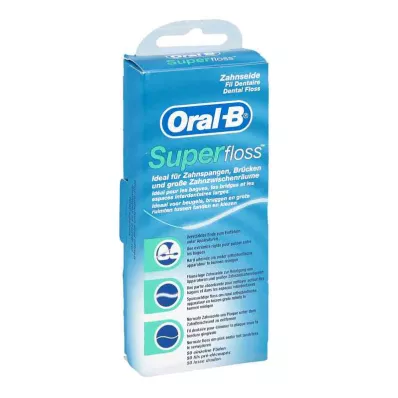 ORAL-B Zobu diegs Superfloss, 1 gab ORAL-B Zobu diegs Superfloss, 1 gab