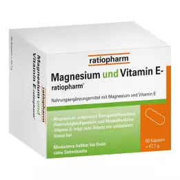Magnija un E vitamīna ratiopharm, 60 gab
