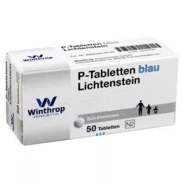 P TABLETTEN zils 8 mm solis, 50 gab