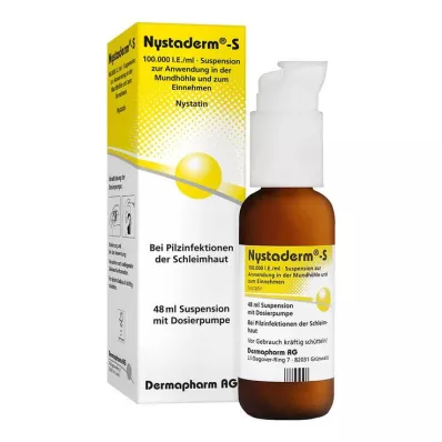 NYSTADERM S Suspensijas dozēšanas sūknis, 48 ml
