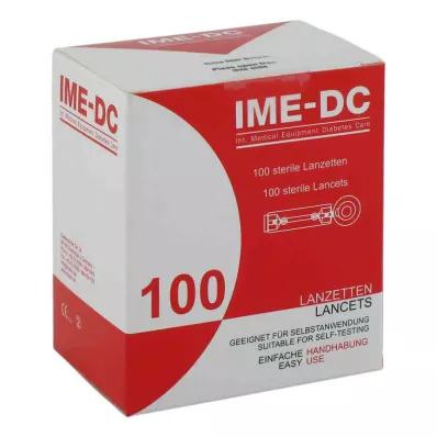 IME-DC Lancetes/adatas lansēšanas ierīcei, 100 gab IME-DC Lancetes/adatas lansēšanas ierīcei, 100 gab