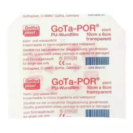 GOTA-POR PU Rētas plēve 10x6 cm, sterils ģipsis, 1 gab
